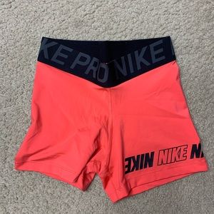 Nike pro dry fit spandex shorts